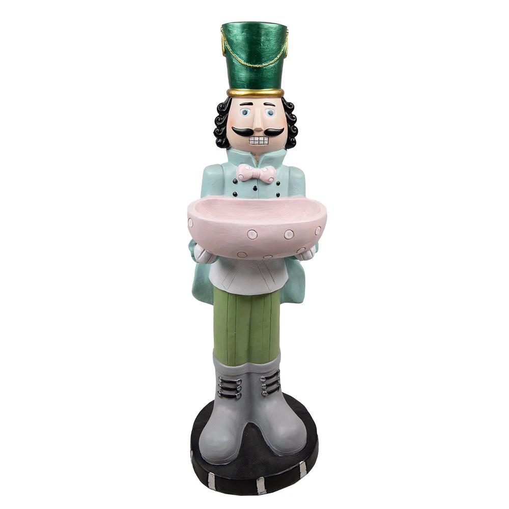 Decoration nutcracker 25x24x79 cm by Clayre & Eef.