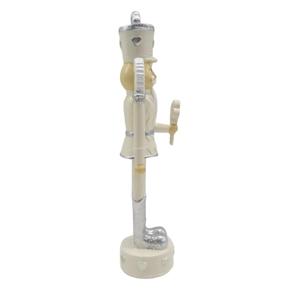 Decoration nutcracker 4x4x17 cm by Clayre & Eef.