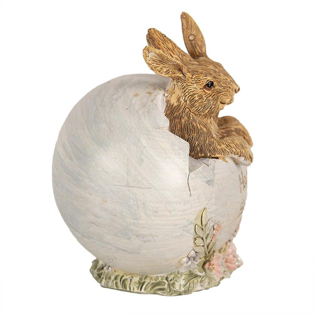 Hasenfigur 11 cm Braun Polyresin von Clayre & Eef.