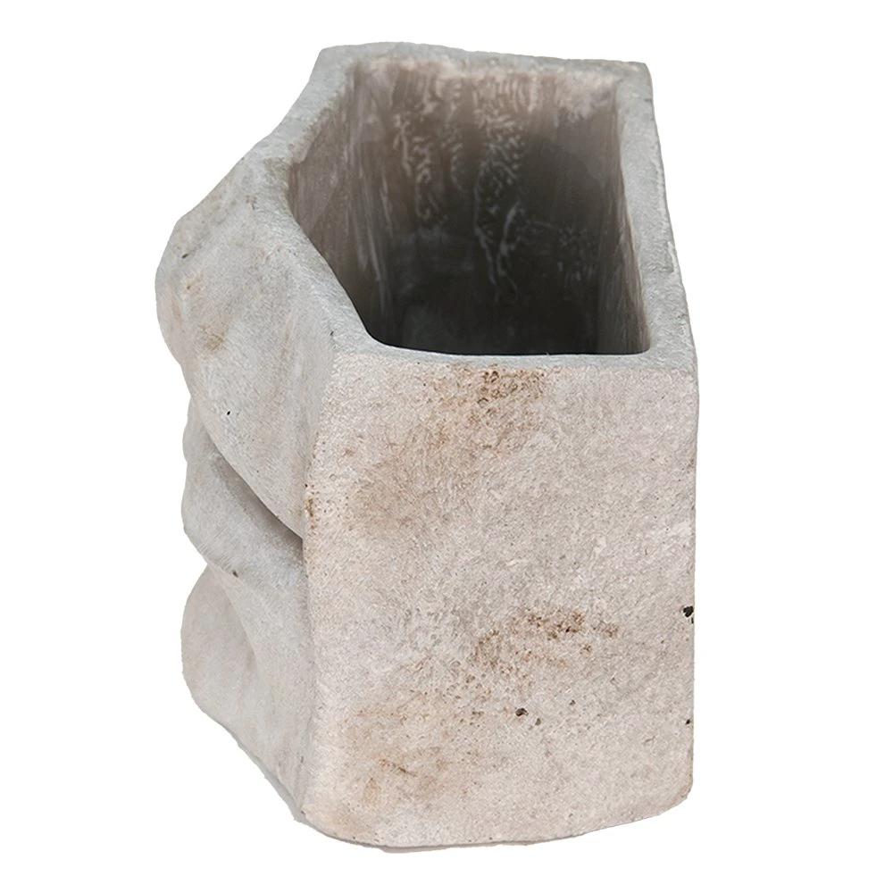 Bloempot 21x13x14 cm by Clayre & Eef.