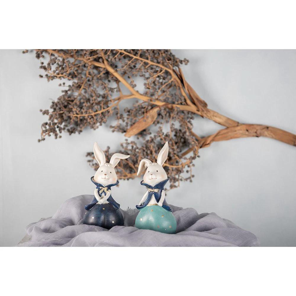 Decoration rabbit 9x8x21 cm by Clayre & Eef.