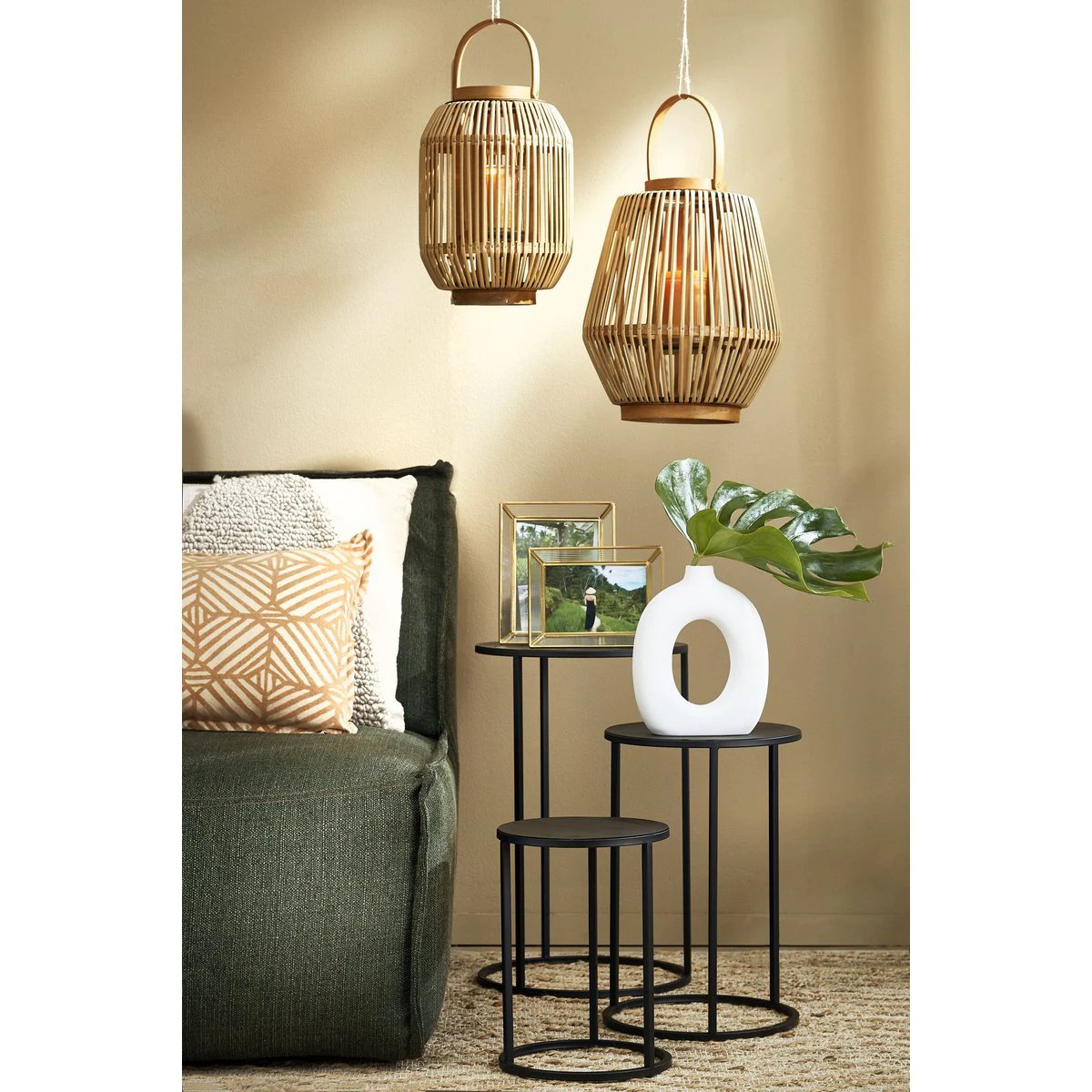 Side table set Quinty Black by Mica Decorations