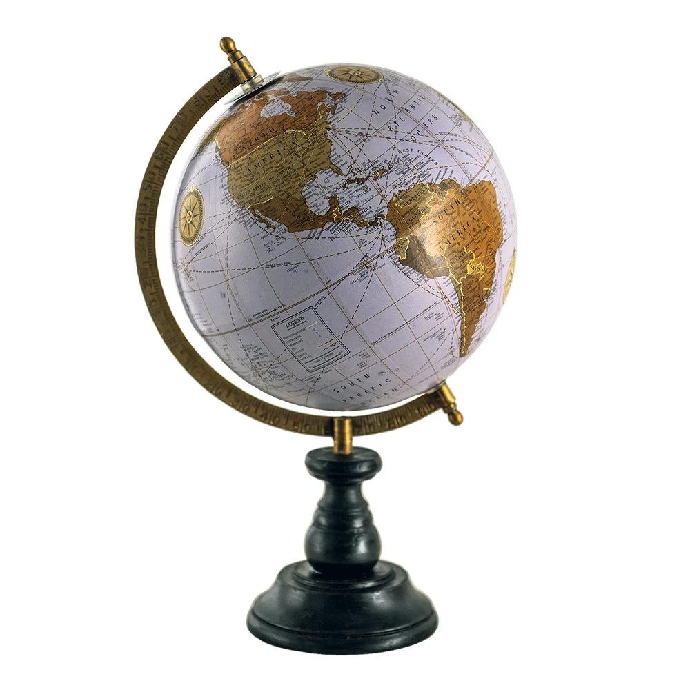 Wereldbol/globe 22x22x37 cm by Clayre & Eef.