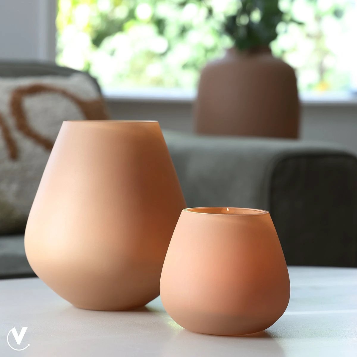 Vaas - Tasman S matte sand by Vase The World