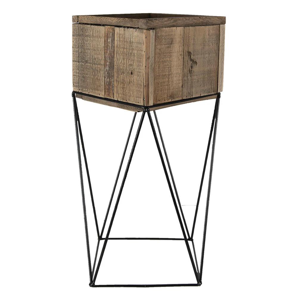 Plant holder 28x28x50 cm by Clayre & Eef.