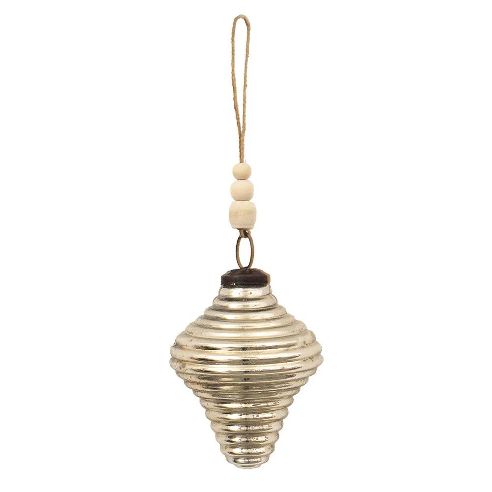 Weihnachtskugel Ø 6x8 cm von Clayre & Eef.