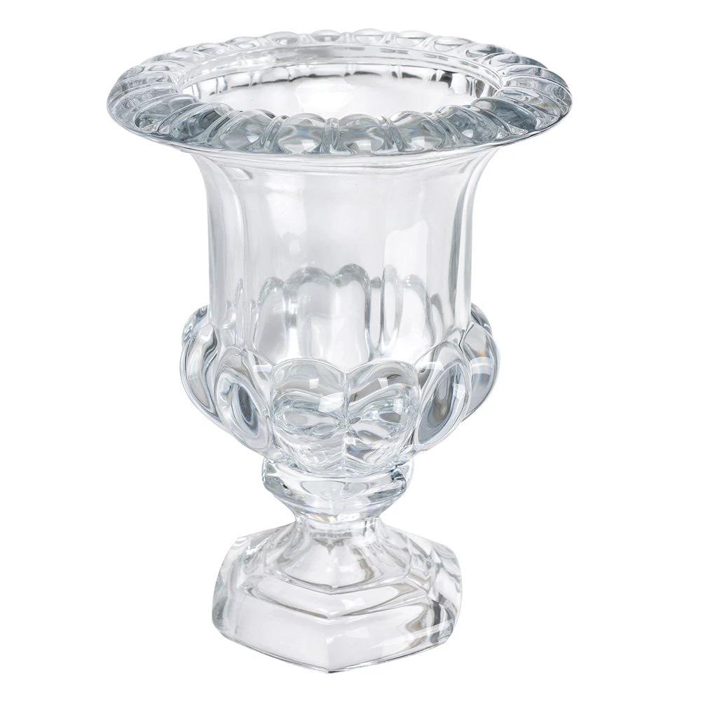 Vase Ø 20x26 cm Transparent Glass by Clayre & Eef.