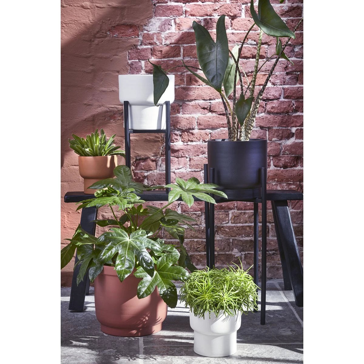 Plant stand Ascot Black by Mica Decorations