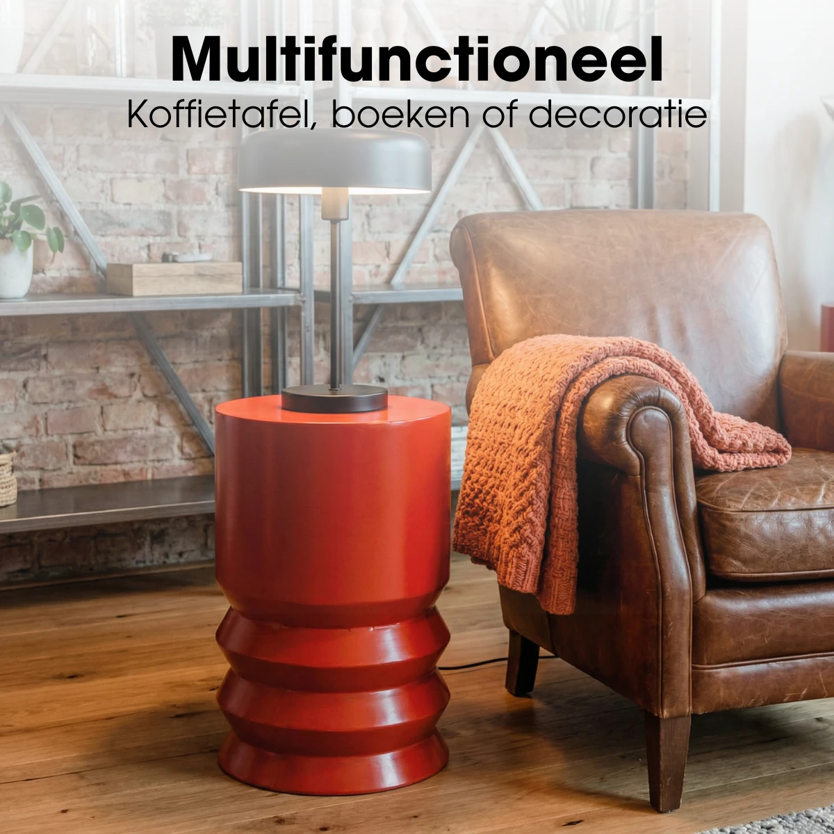 Side table Mart Red by Mica Decorations