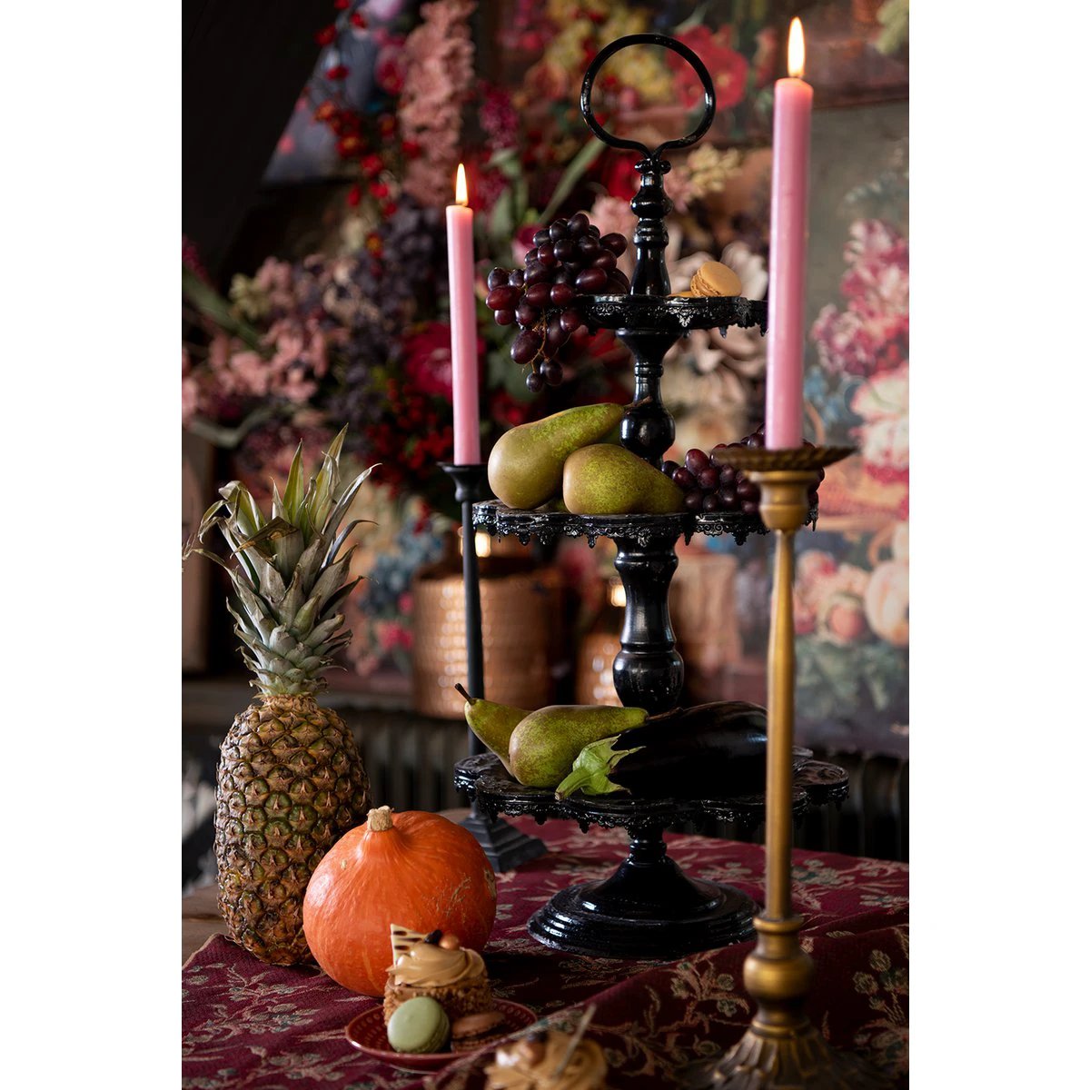 Candlestick Ø 14x42 cm by Clayre & Eef.