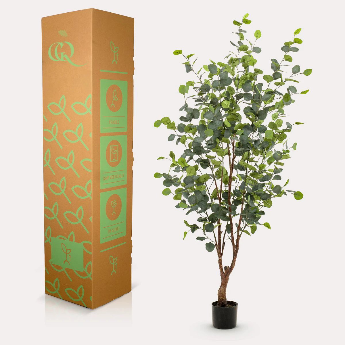 Artificial plant - Eucalyptus - Blue Gum tree - 140 cm by Green boutiQ