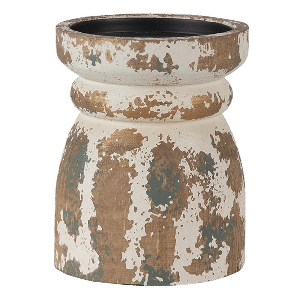 Candlestick Ø 12x15 cm by Clayre & Eef.