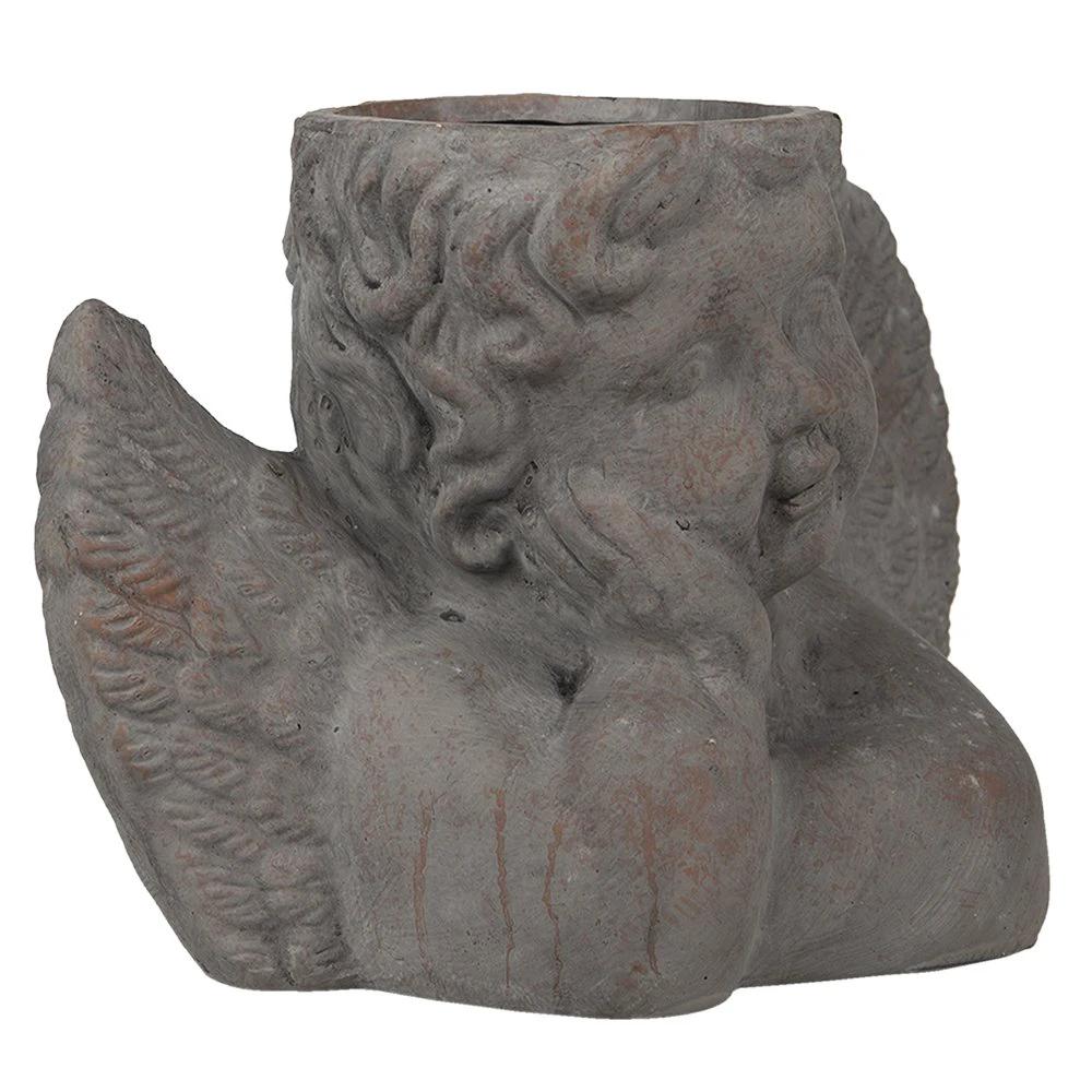 Flower pot angel 30x13x20 cm by Clayre & Eef.