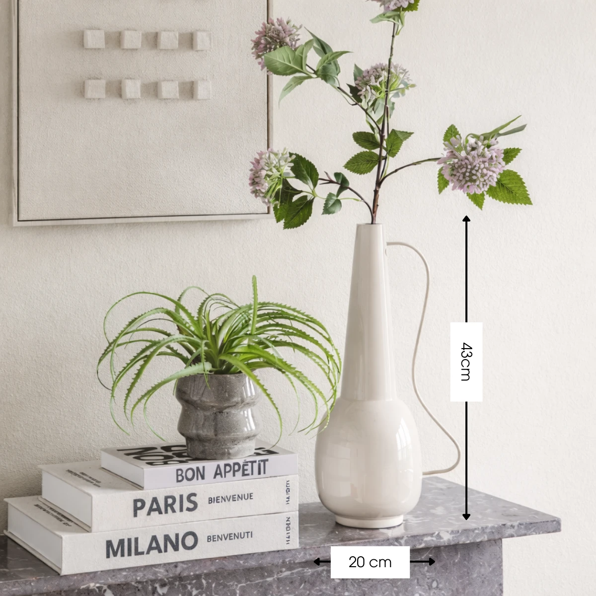 Vase Off-white by Mica Decorations