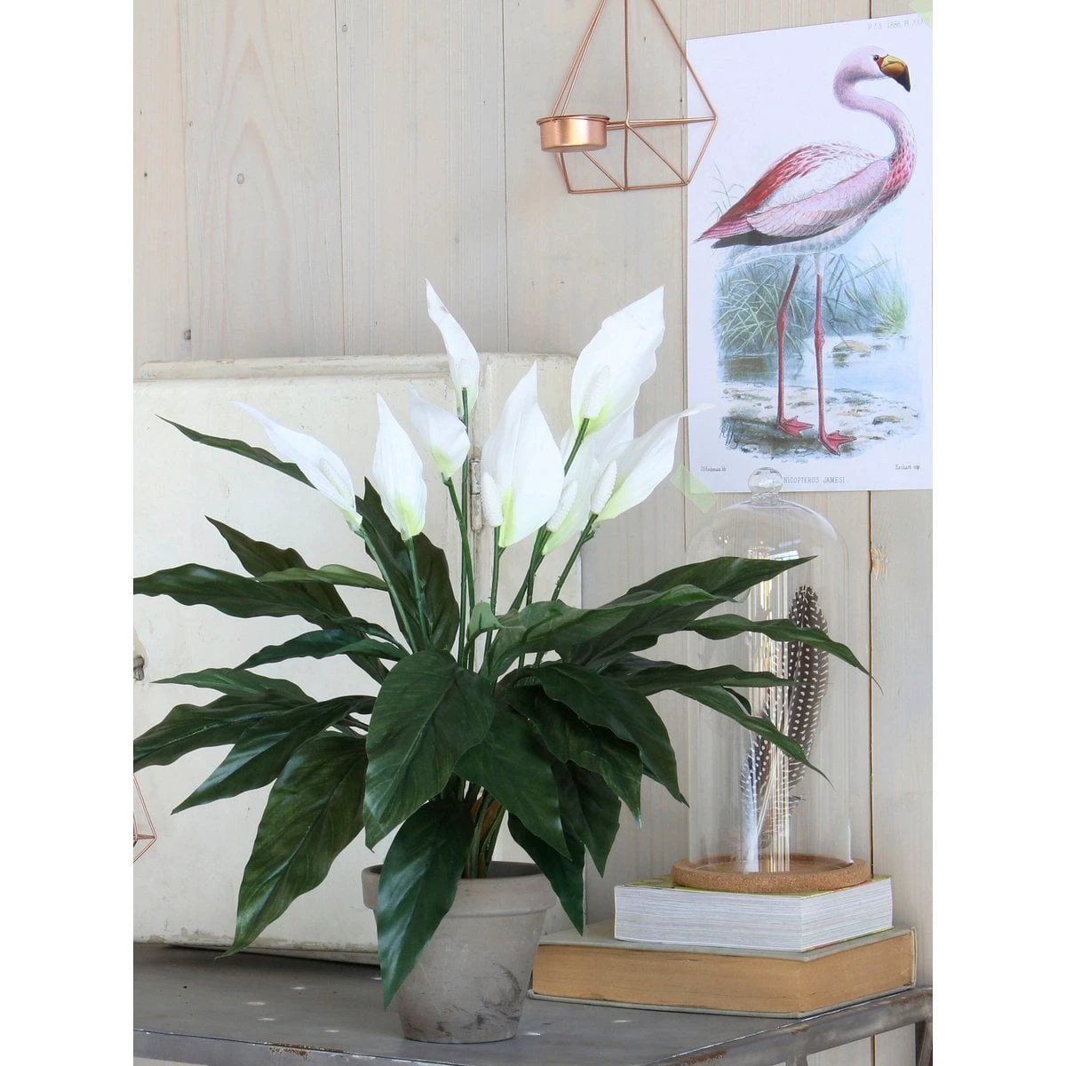 Artificial plant Spathiphyllum White by Mica Decorations