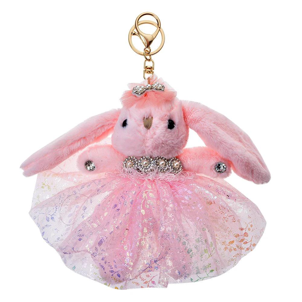 Keychain Rabbit Pink by Clayre & Eef.