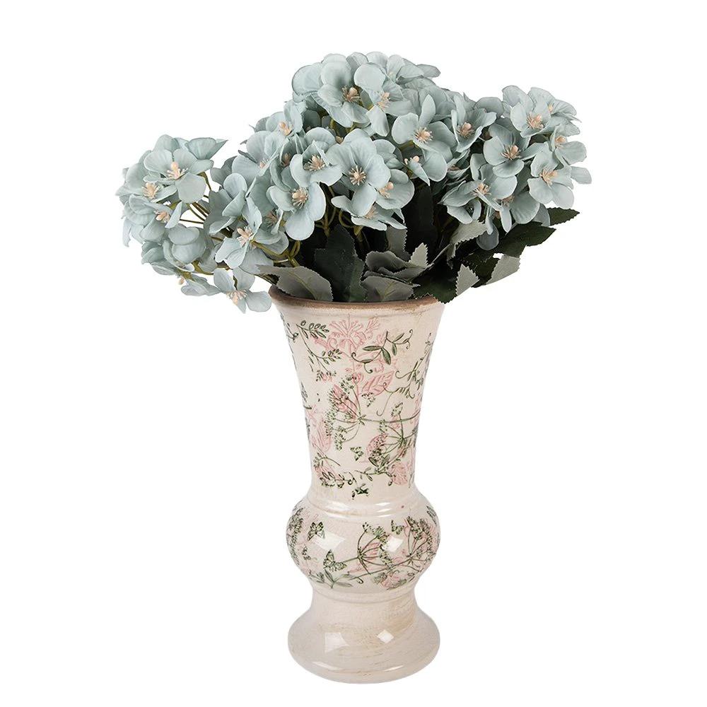 Vase Ø 13x26 cm Beige Keramik von Clayre & Eef.
