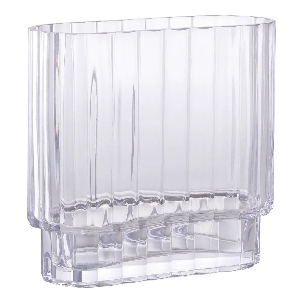Vase - Clear Glass, 20x9x19.5 cm by EMIRELLE