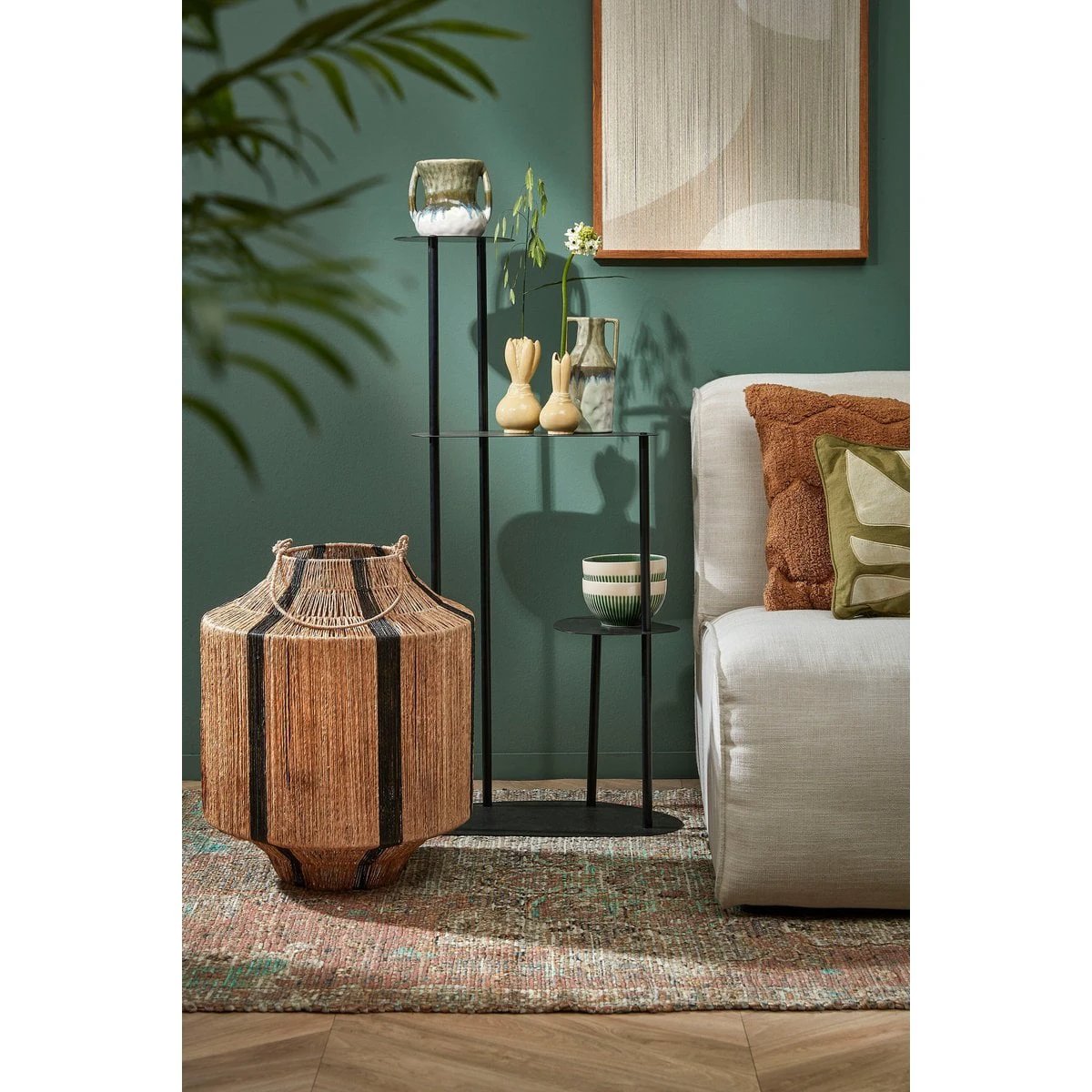 Plant stand Fonda Black by Mica Decorations