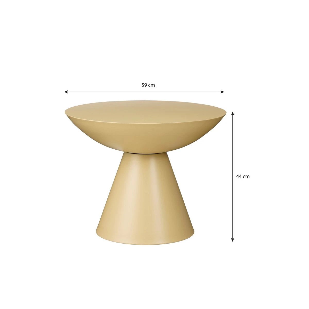 Side table Celise Beige by Mica Decorations
