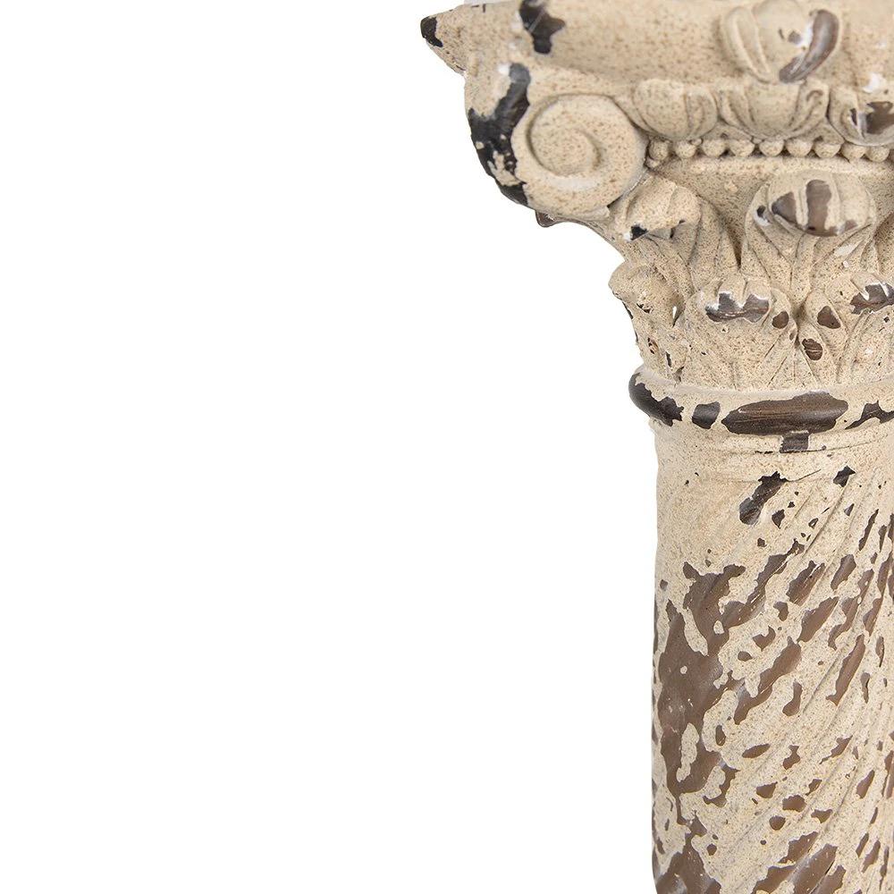 Candlestick 16x16x63 cm by Clayre & Eef.