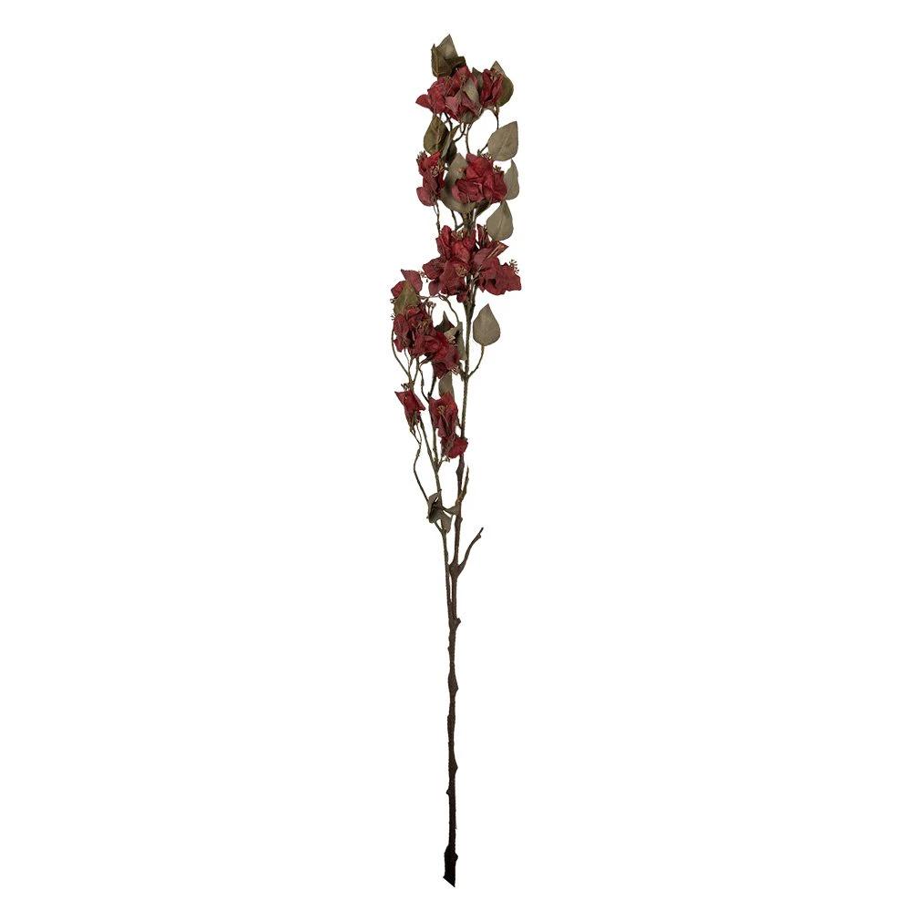Artificial flower 110 cm red plastic by Clayre & Eef.
