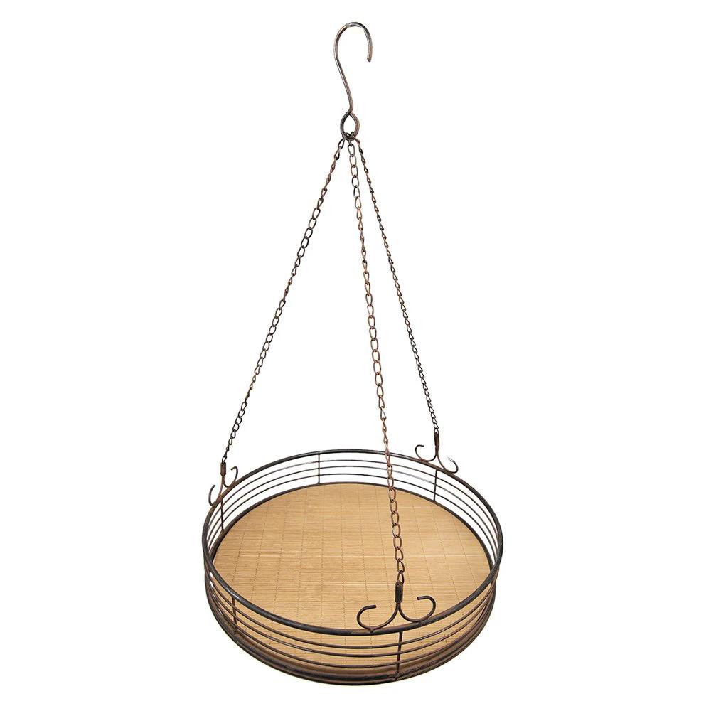 Hängender Pflanzenhalter Ø 41x8/70 cm von Clayre & Eef.