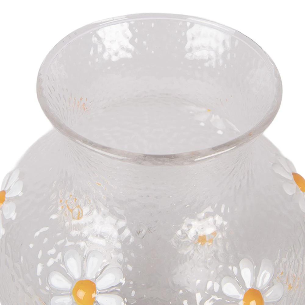 Vase Ø 13x16 cm Transparent Glass by Clayre & Eef.