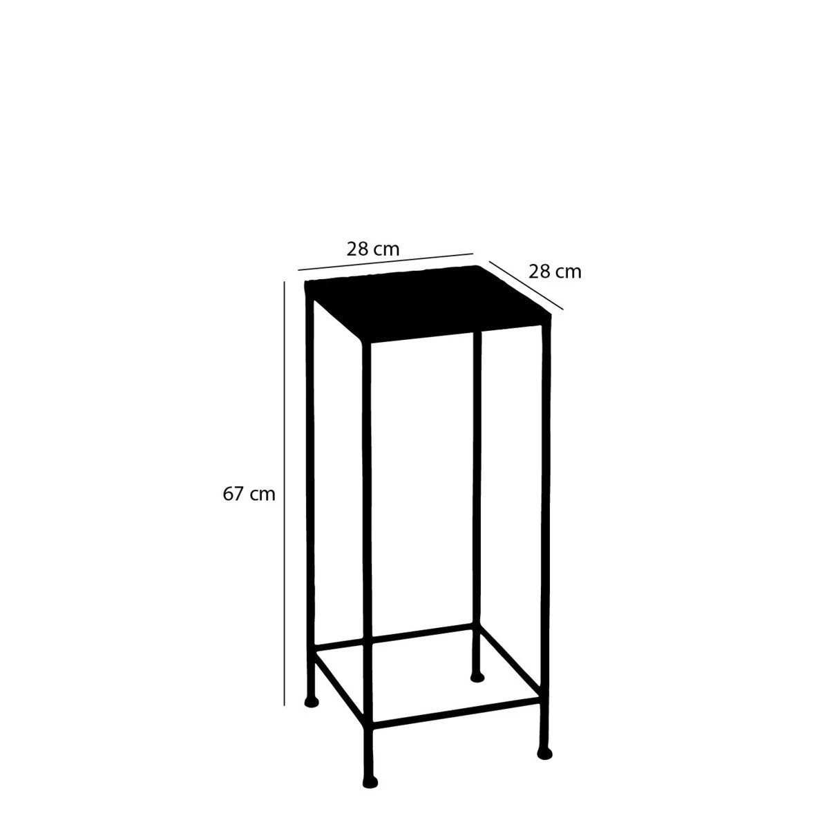 Side table set Odile Brown by Mica Decorations