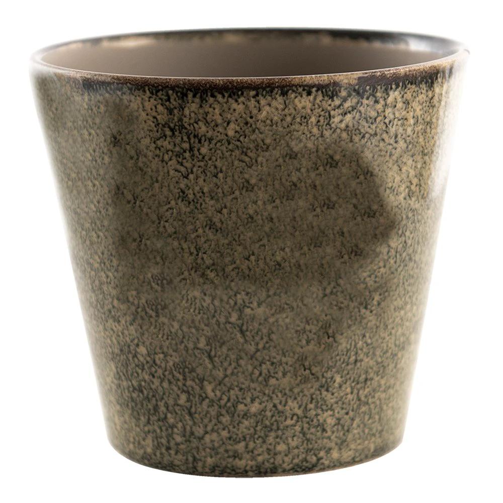 Decoration flower pot Ø 17x16 cm by Clayre & Eef.