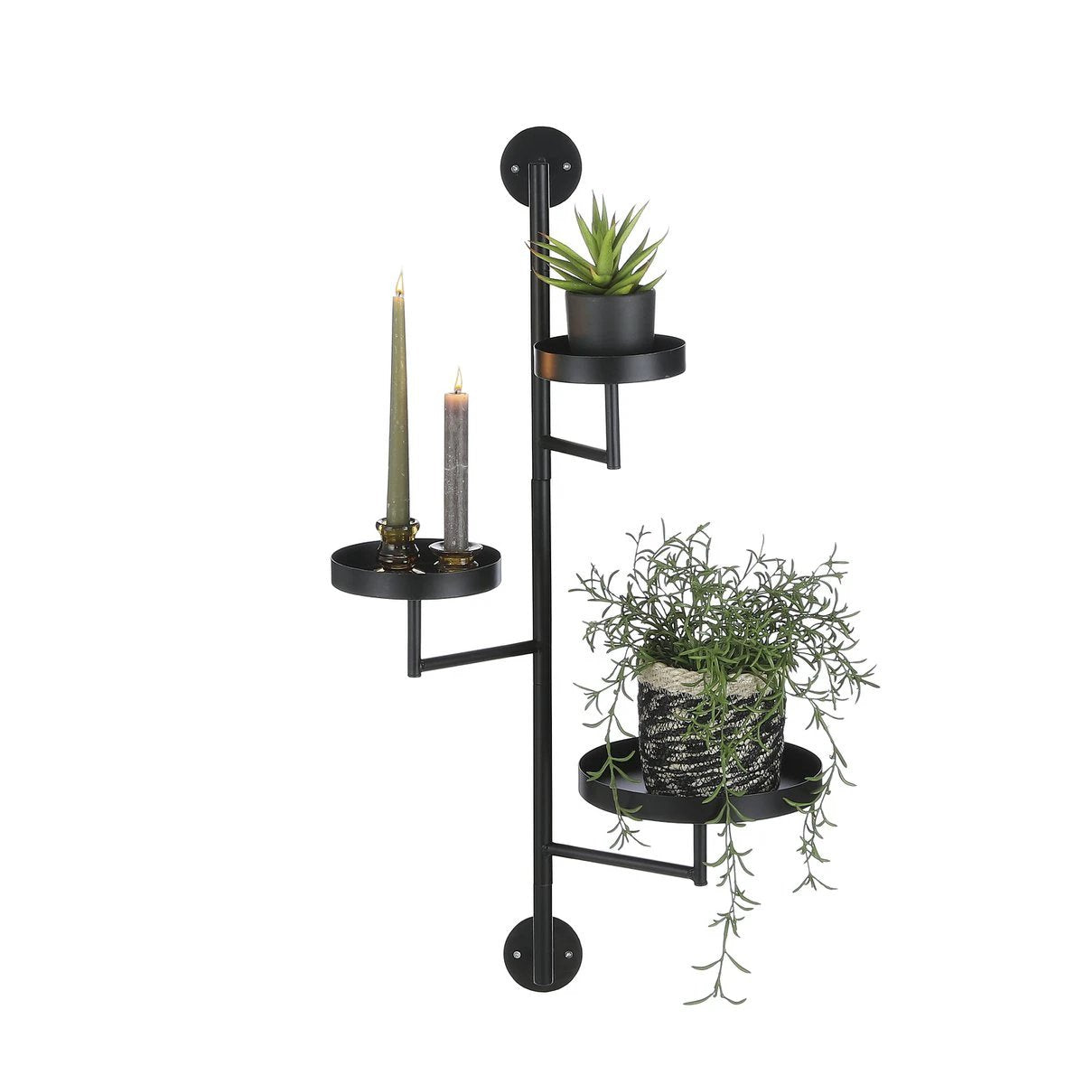 Wall rack Perry Black by Mica Decorations