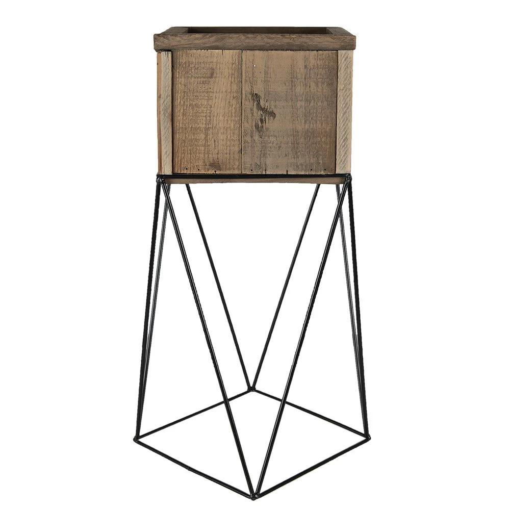 Plant holder 28x28x50 cm by Clayre & Eef.