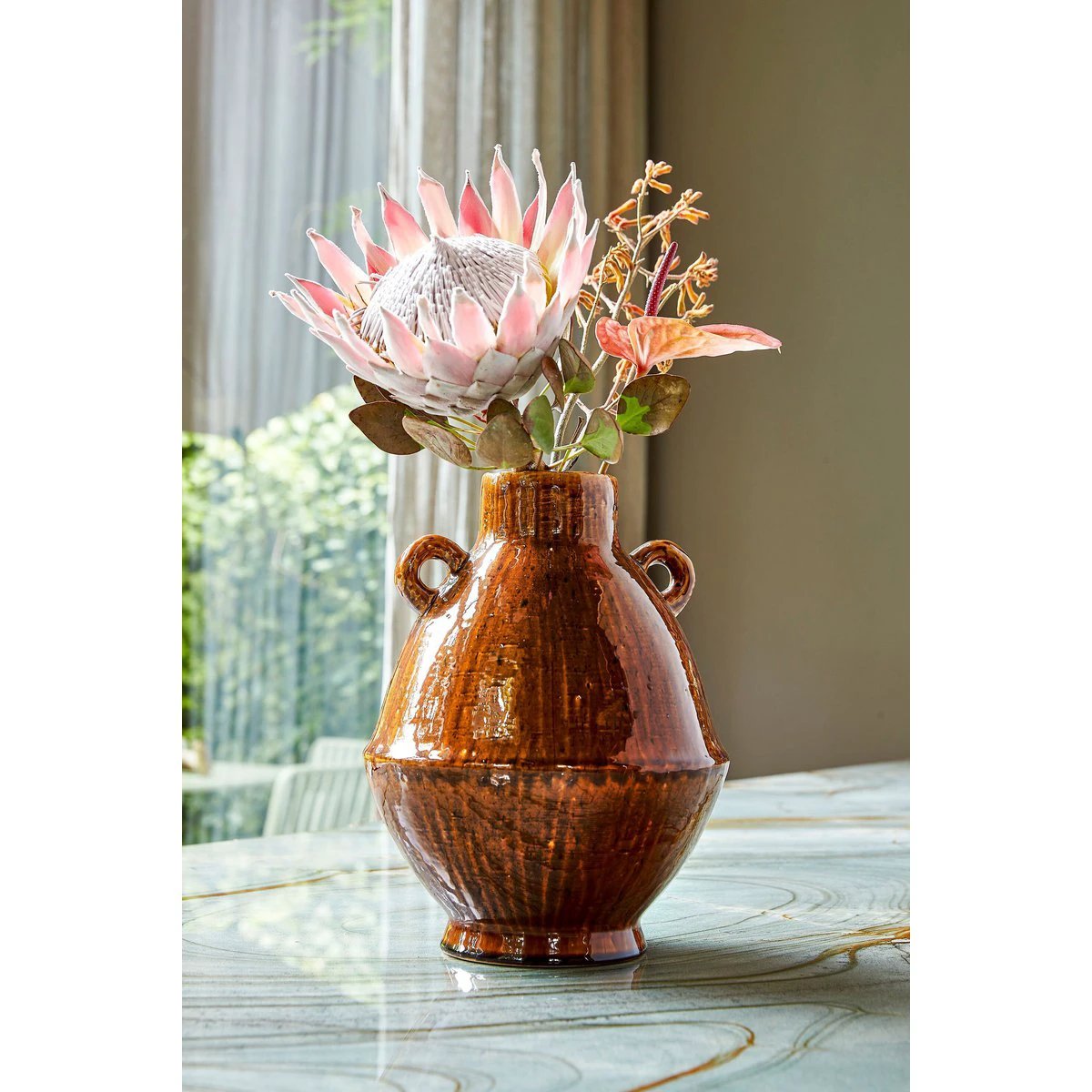 Vase Elena Brown by Mica Decorations