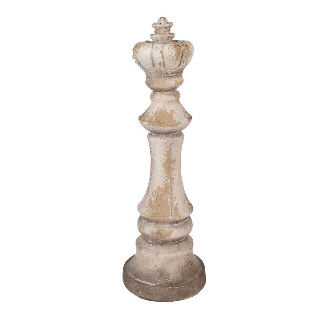 Dekorationsornament Ø 17x51 cm Beige Keramik von Clayre & Eef.