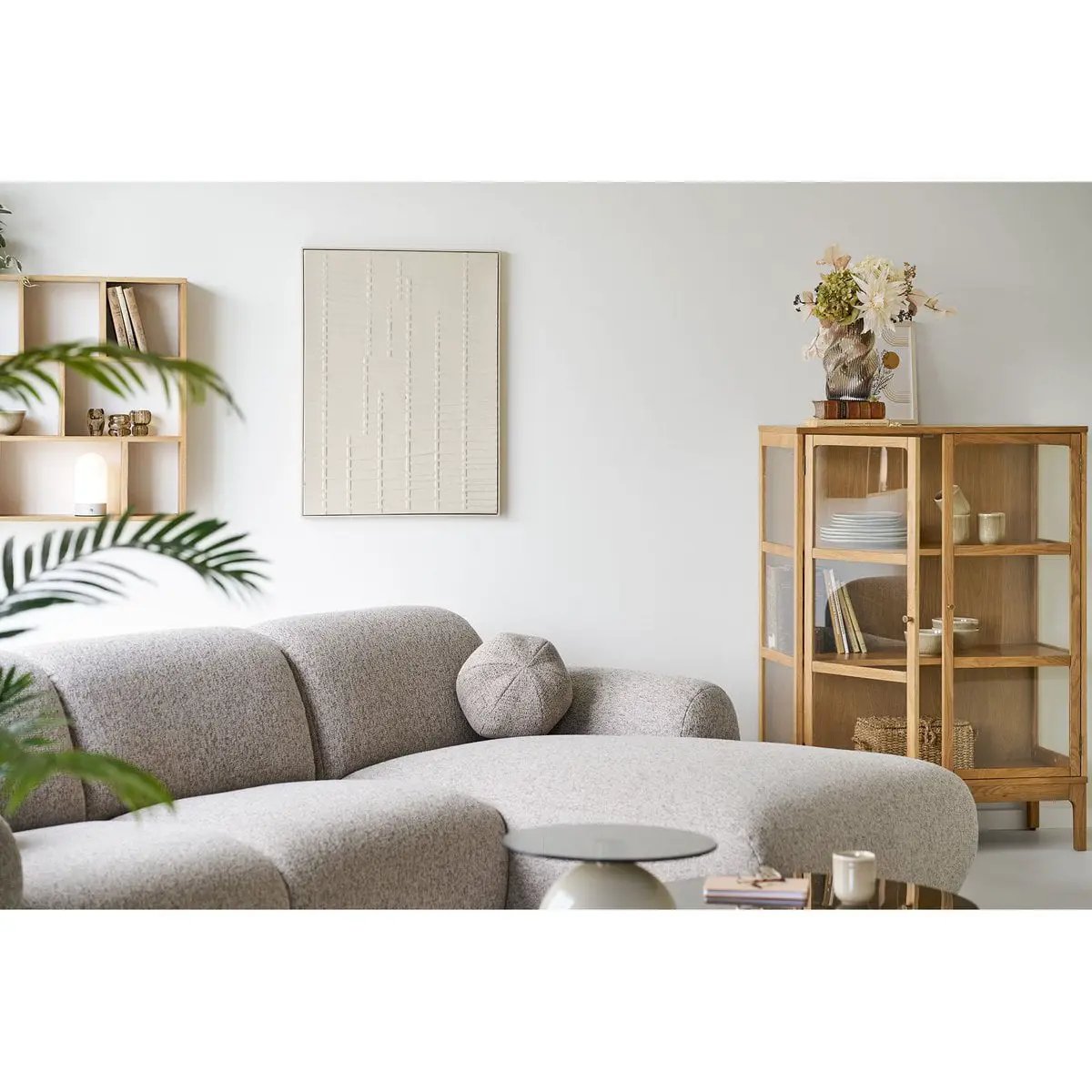 Ena Relief Wall decoration, beige, 60x80 cm by EMIRELLE