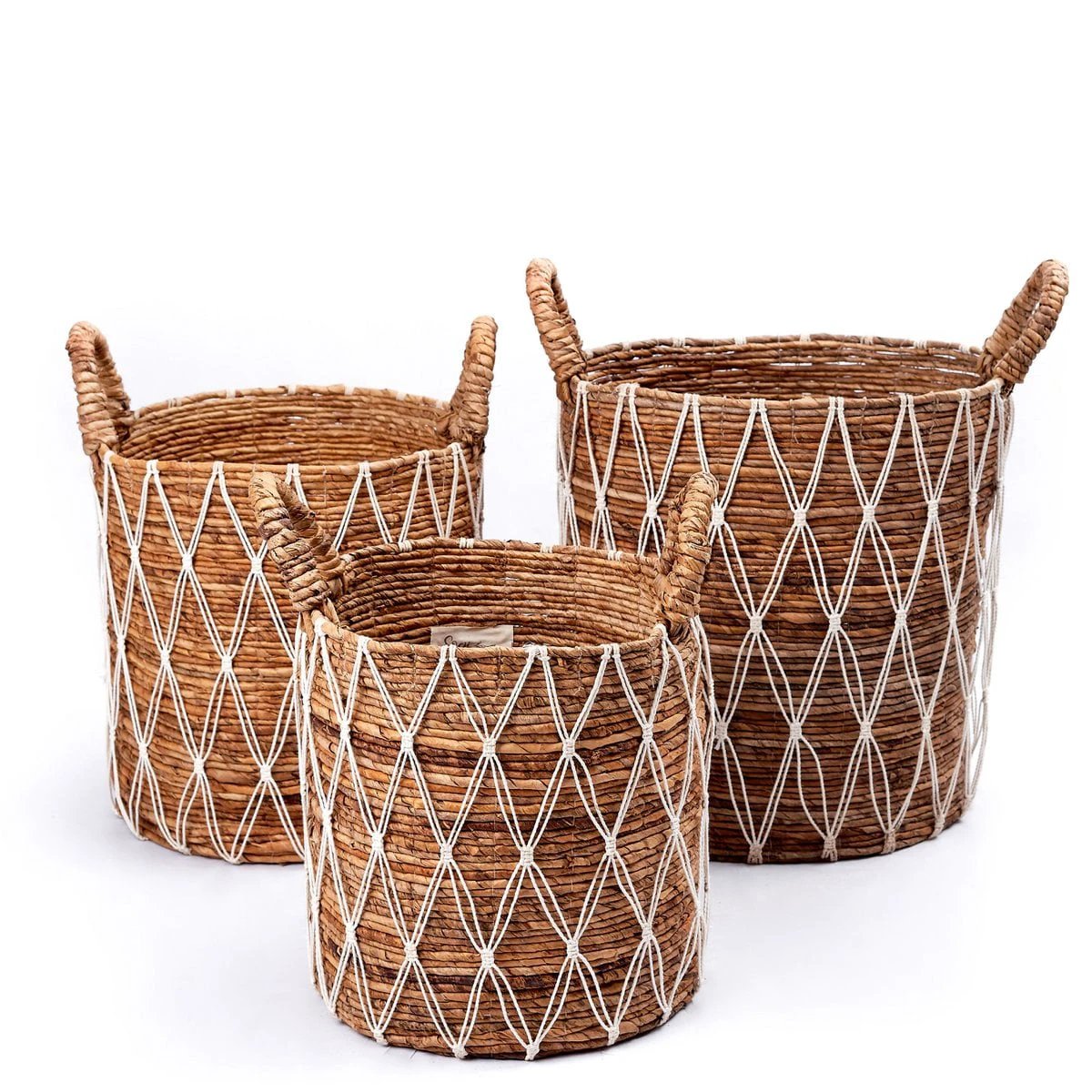 Laundry Basket | Plant Basket GARIAU made from Banana Fibre (3 sizes) by Soeji