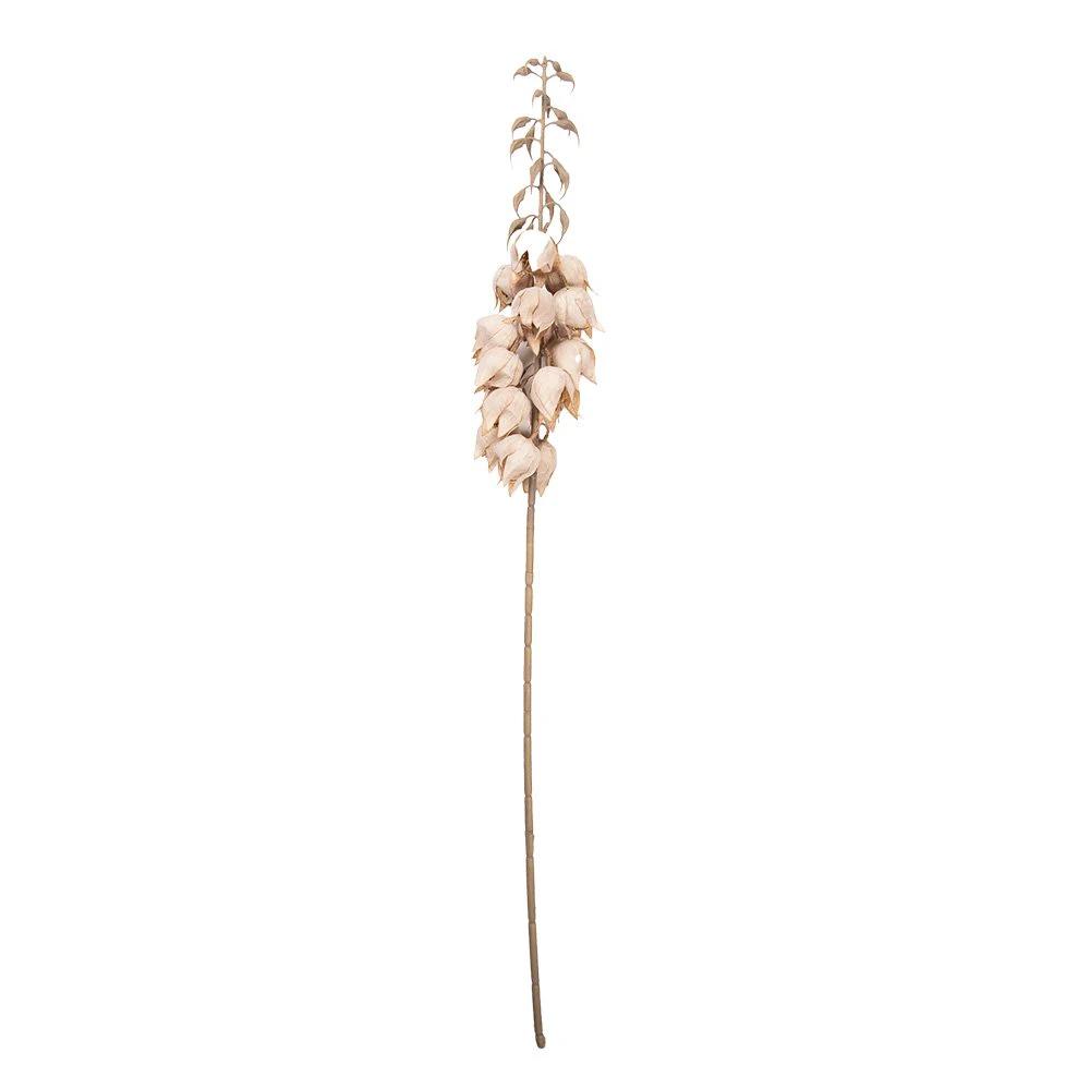 Artificial flower 100 cm beige plastic by Clayre & Eef.