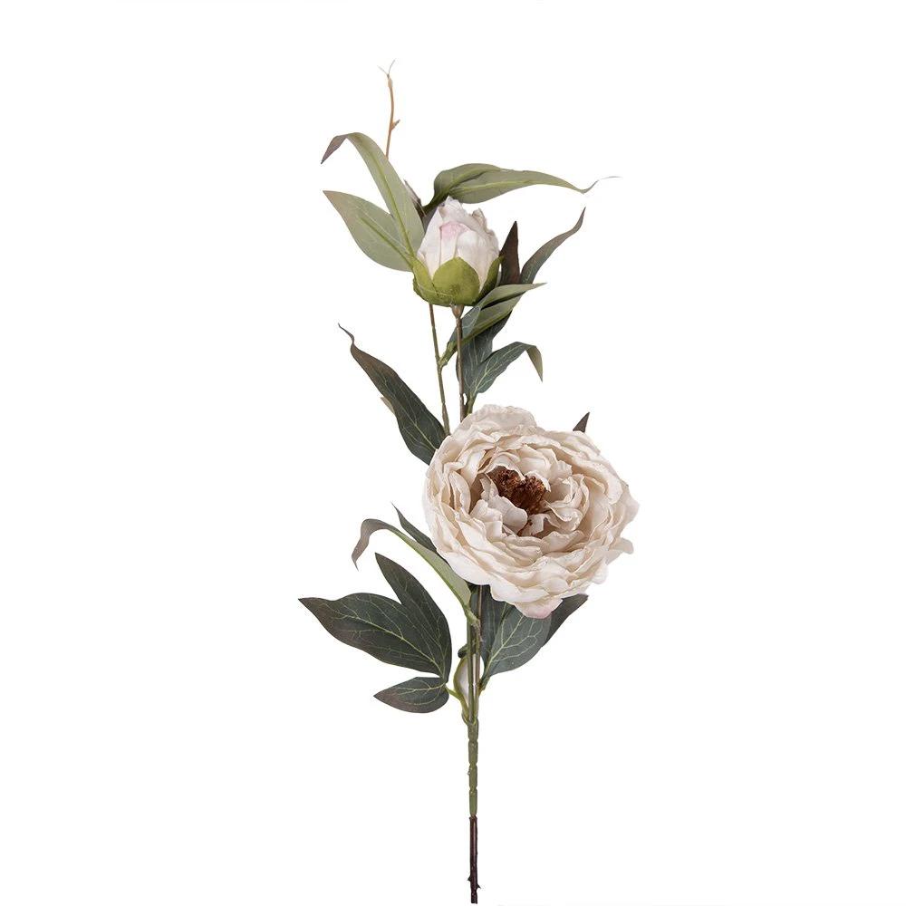 Artificial flower 83 cm White Plastic by Clayre & Eef.