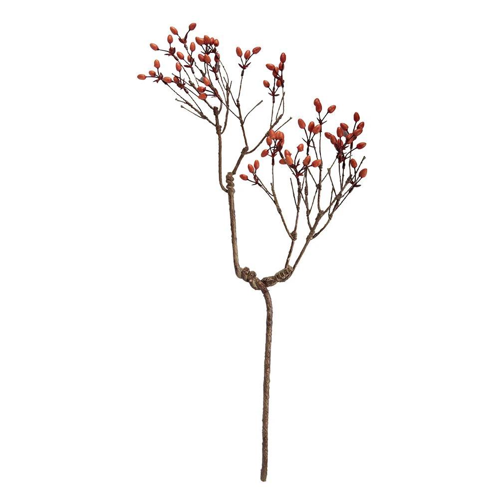 Decoration Branch 30x4x85 cm Orange Plastic by Clayre & Eef.