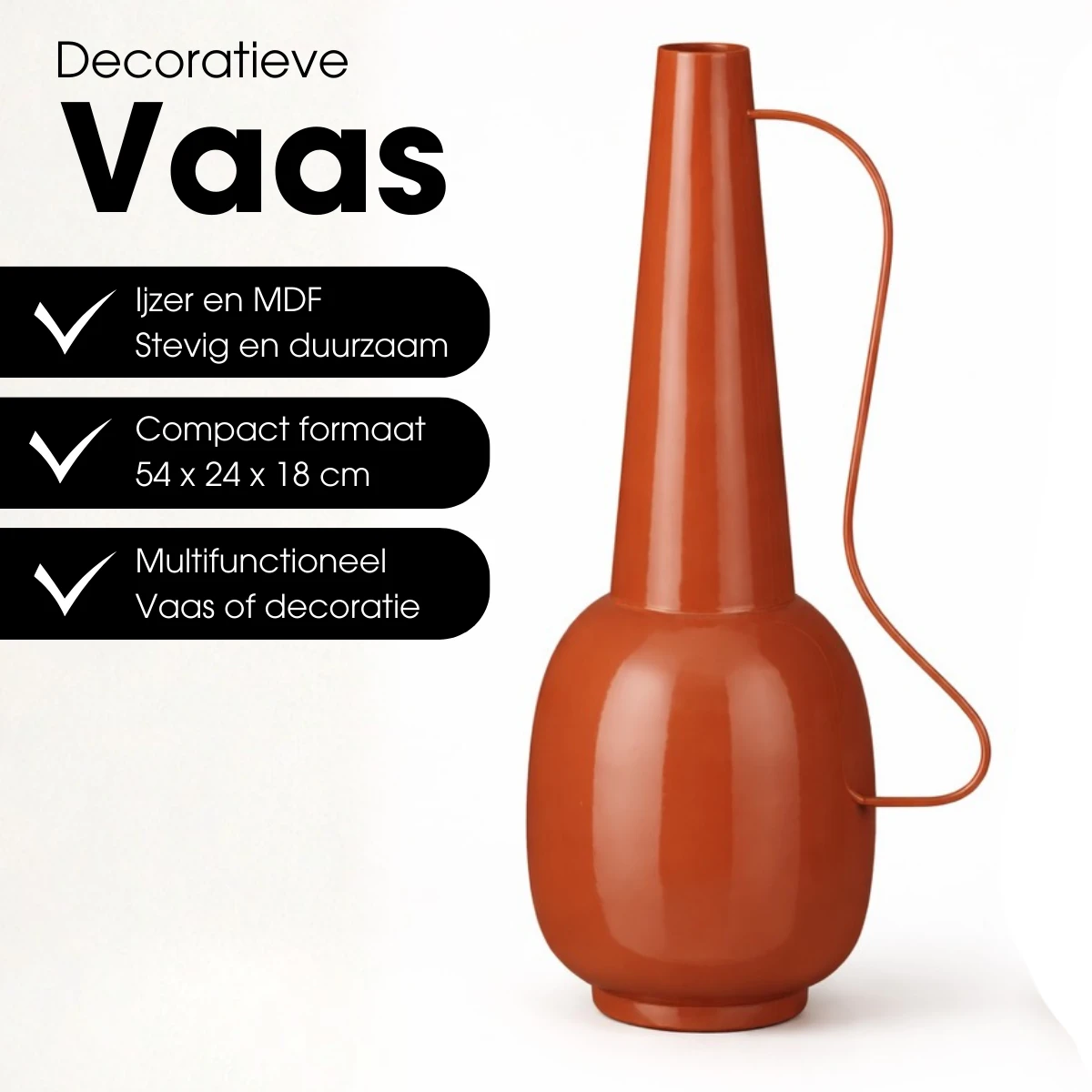 Vaas Tosno Bruin by Mica Decorations