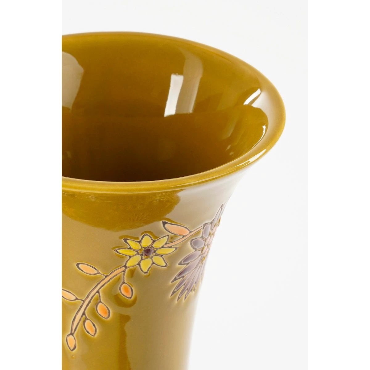 Vase Eloise Ocher by Mica Decorations
