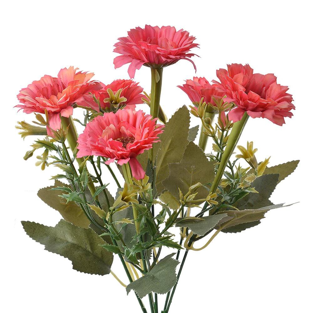 Artificial flower 30 cm pink plastic by Clayre & Eef.