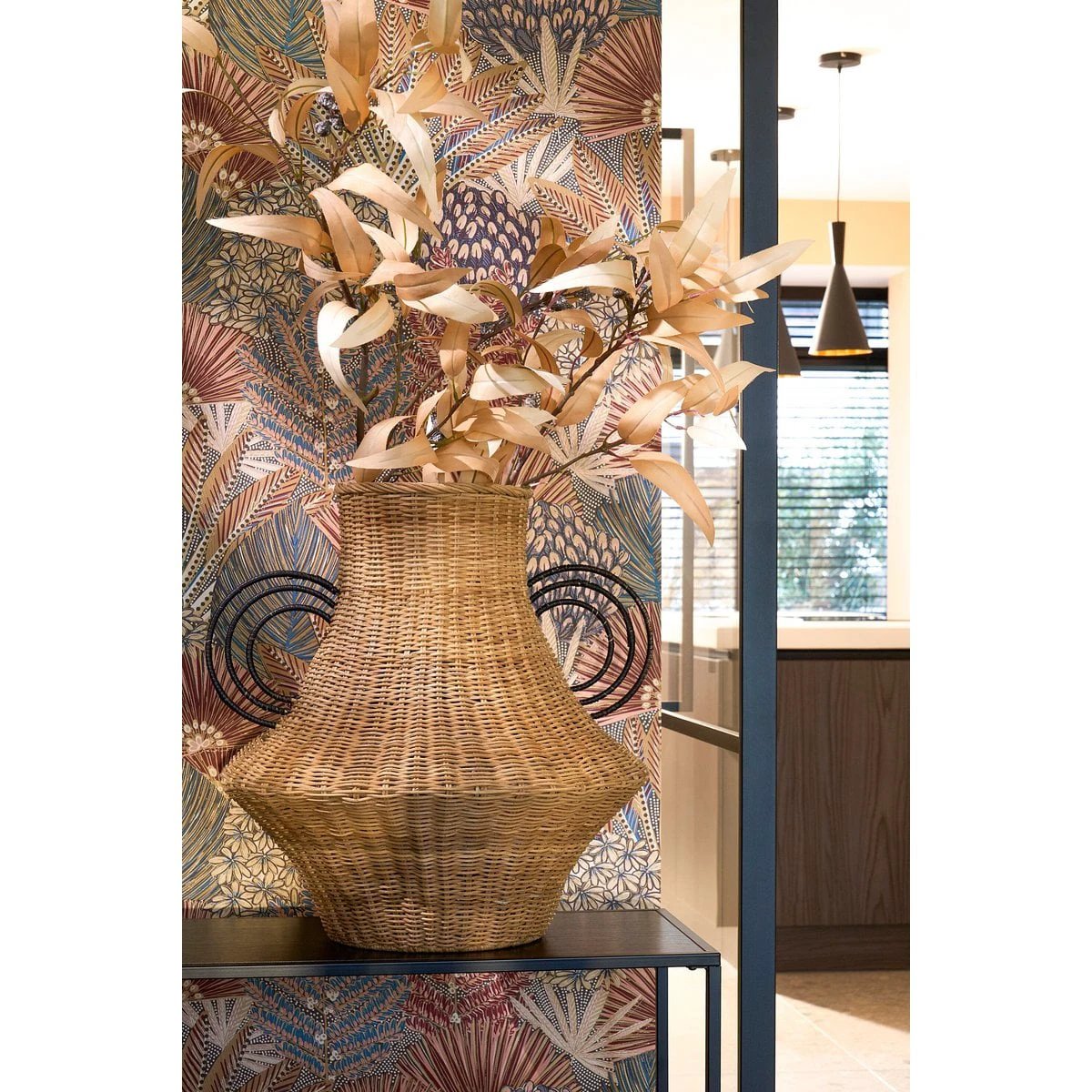 Decorative vase Fabiola Light brown by Mica Decorations