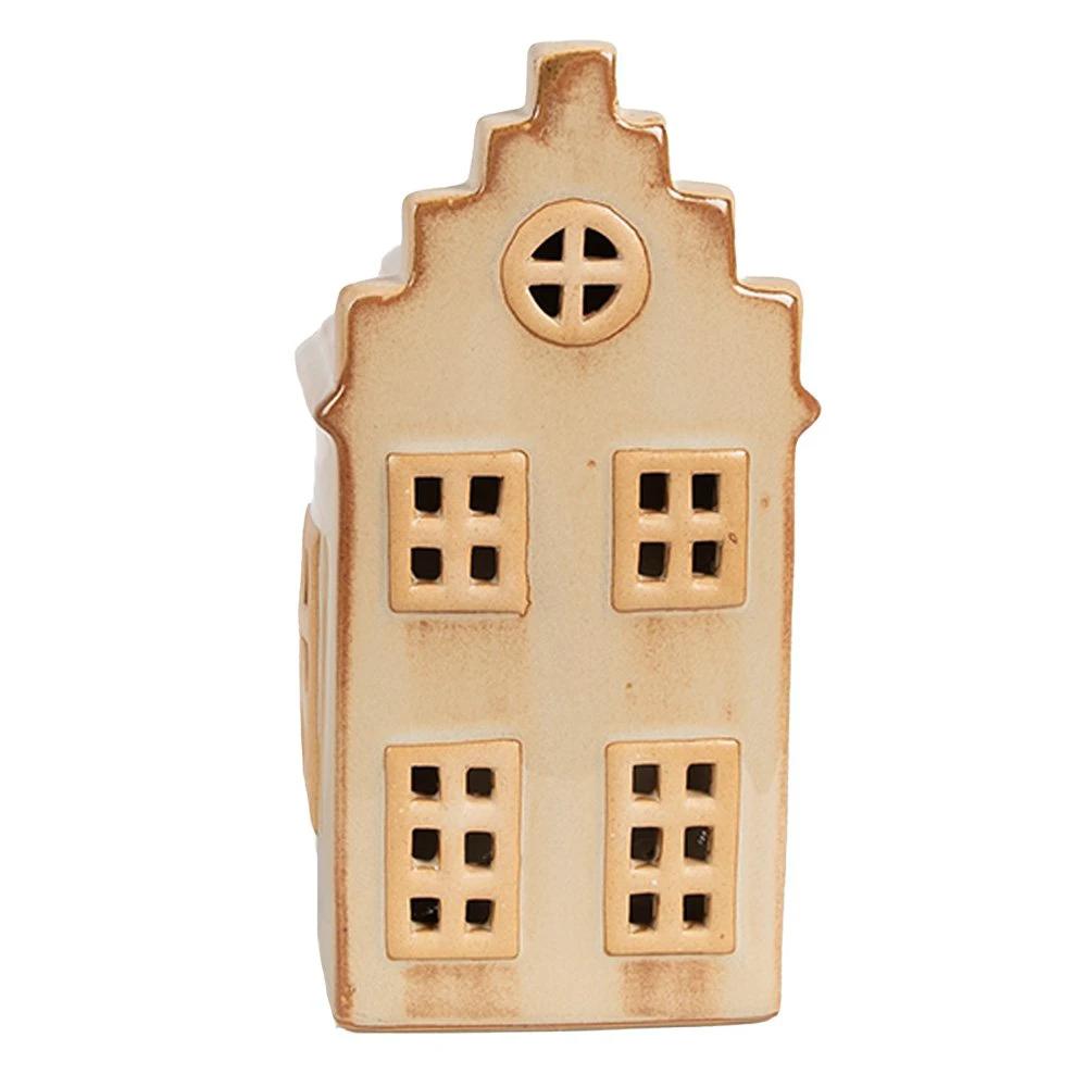 Decoration house with LED 8x7x16 cm by Clayre & Eef.