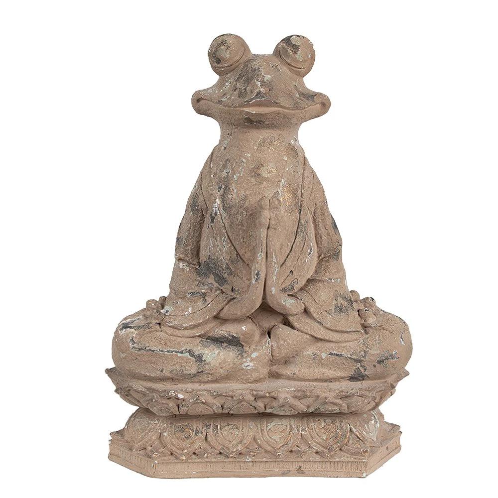 Decoration frog 27x17x37 cm by Clayre & Eef.