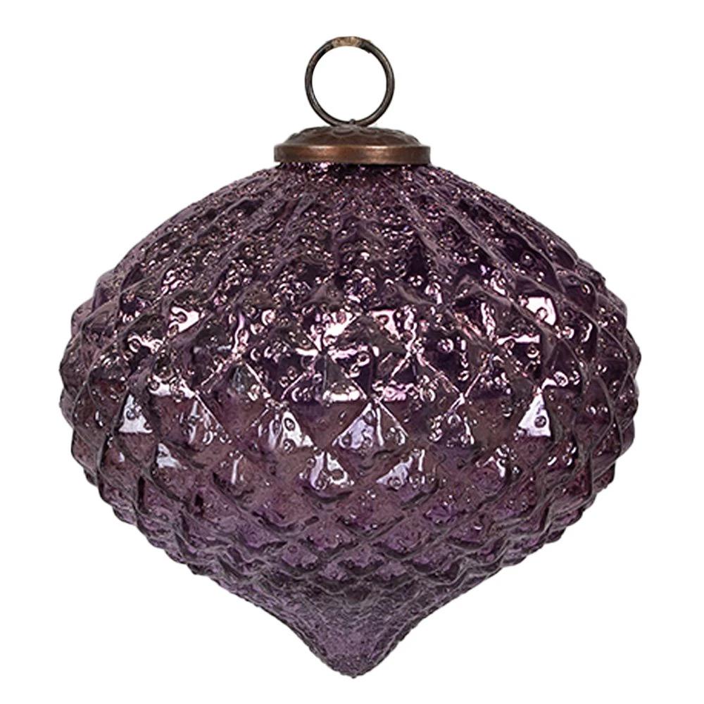 Christmas bauble Ø 13x11 cm by Clayre & Eef.