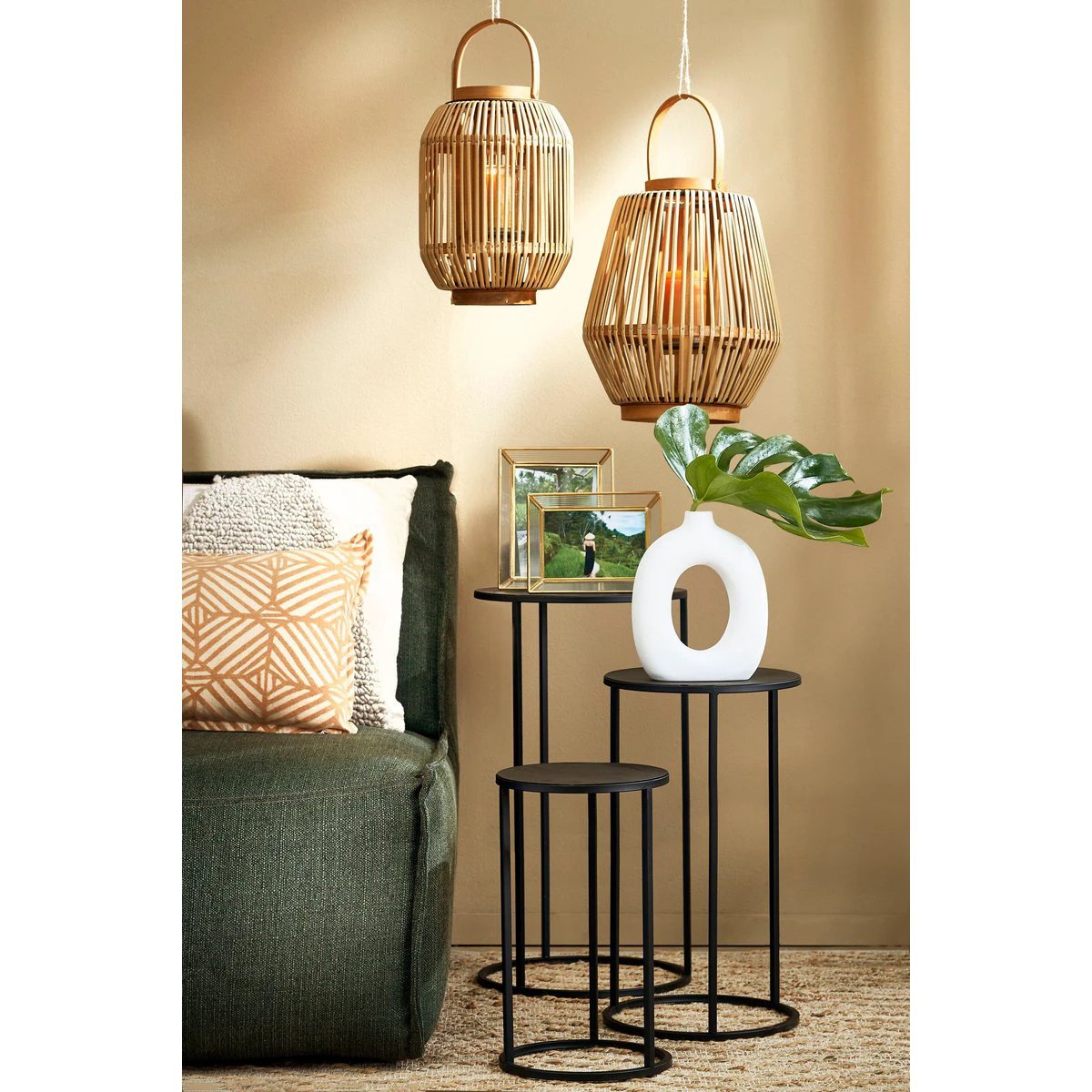 Side table set Quinty Black by Mica Decorations