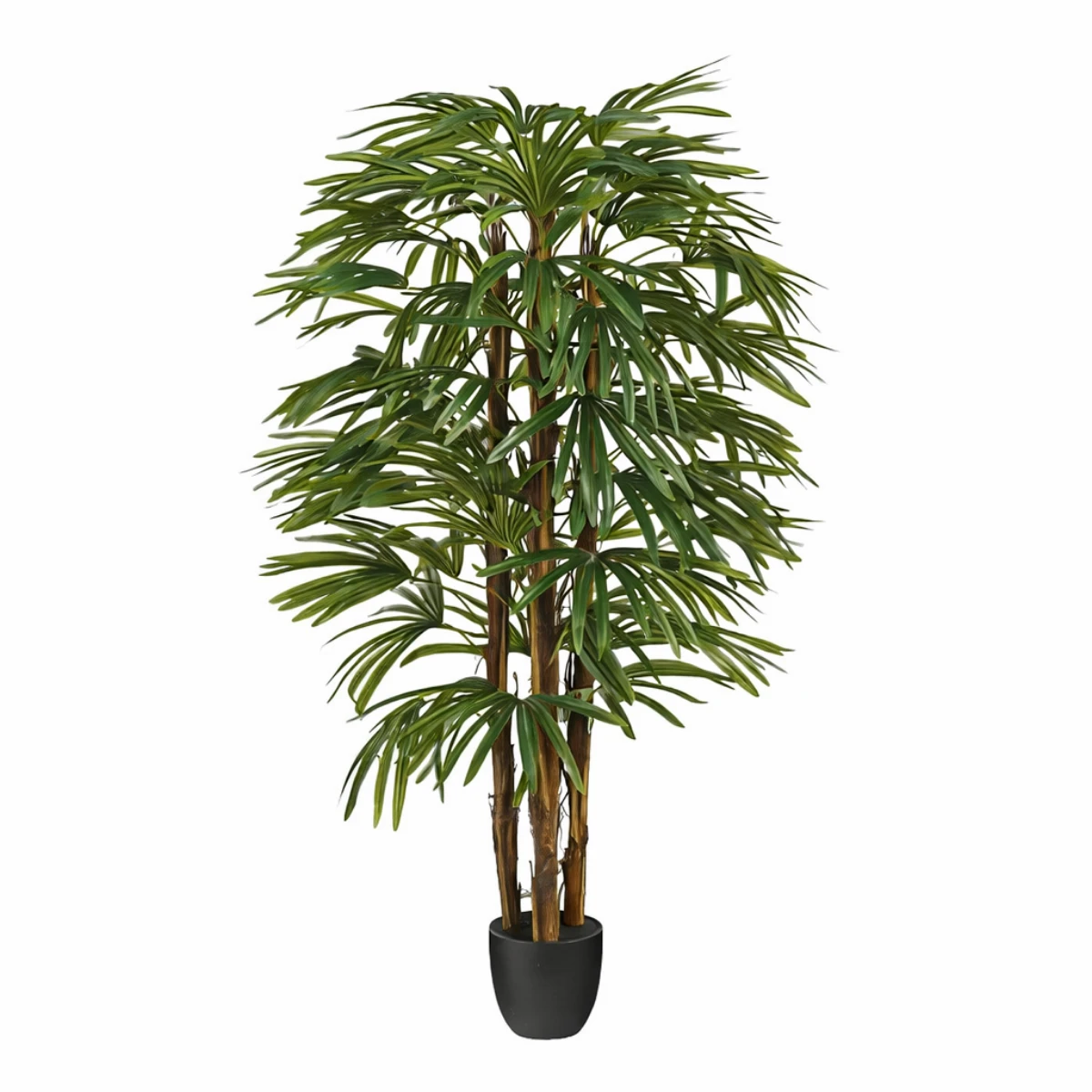Artificial plant Raphis Palm Green by Mica Decorations