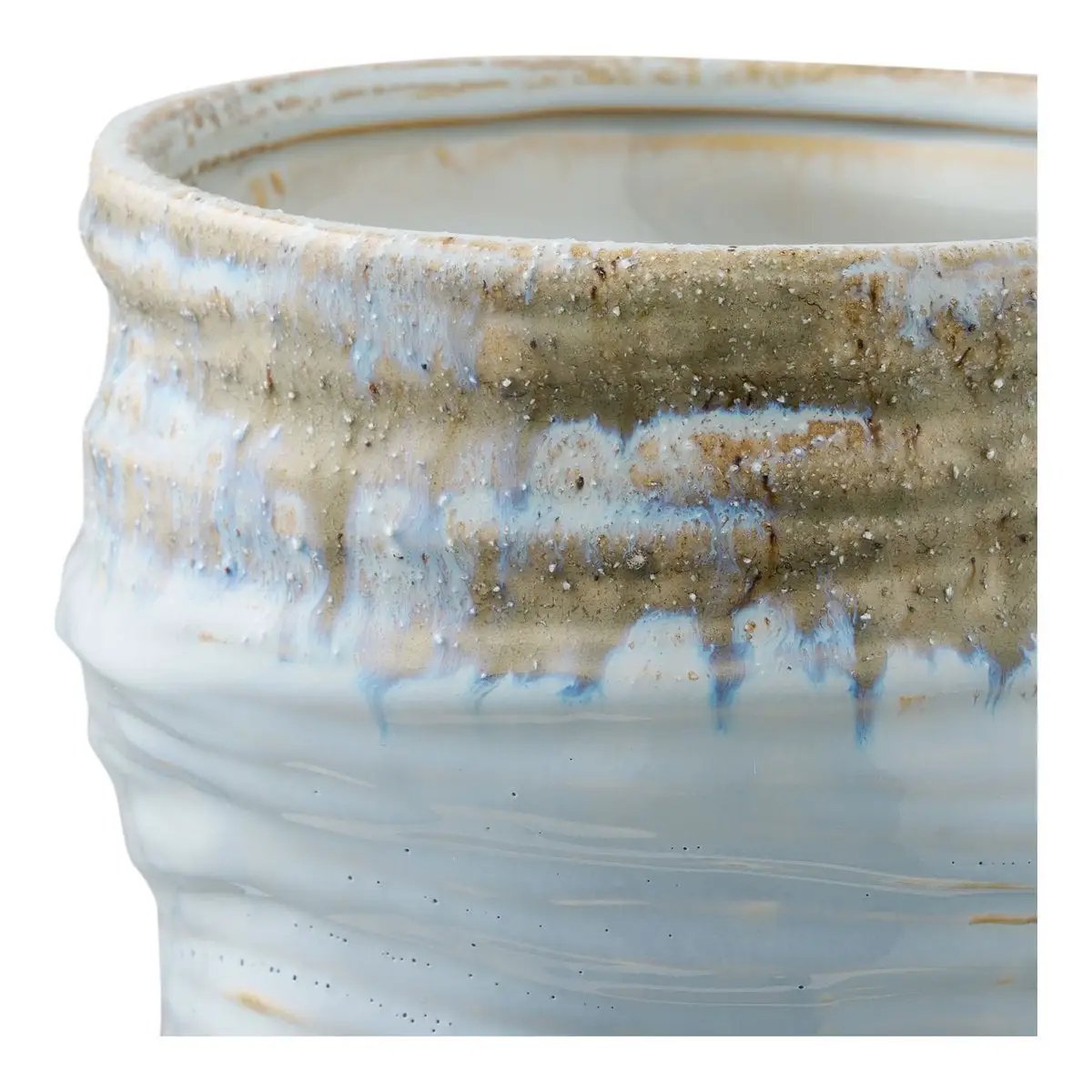 Vase, ceramic, light blue, ø19,5x22,5 by EMIRELLE