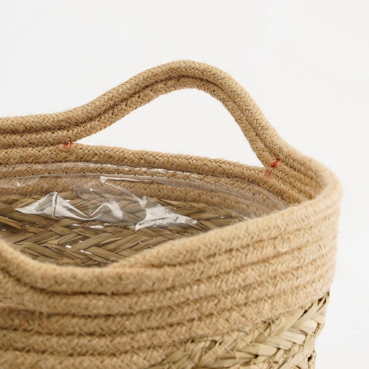 Plant basket set Anne Light brown by Mica Decorations